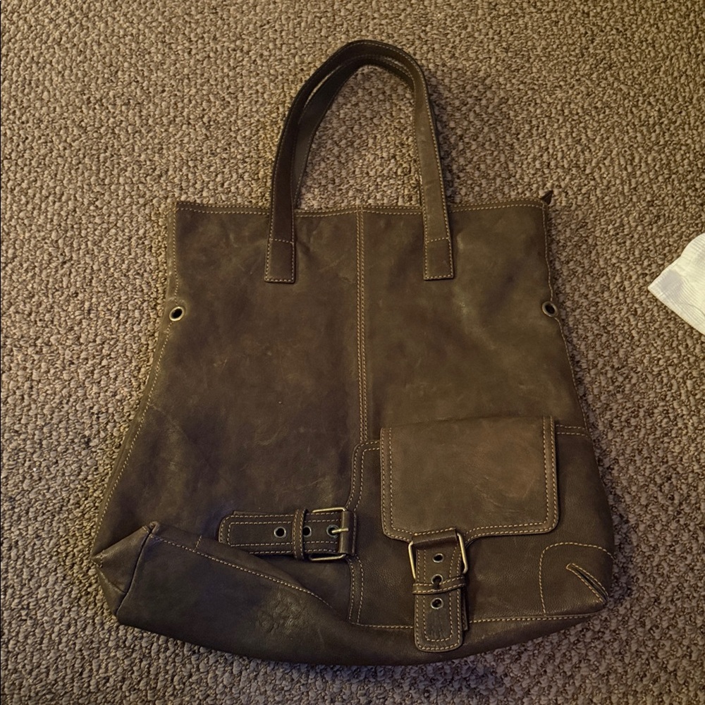 Brown Leather women’s hobo bag